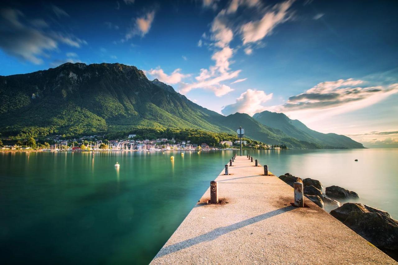 Aloha Chambres Port-Valais Kültér fotó